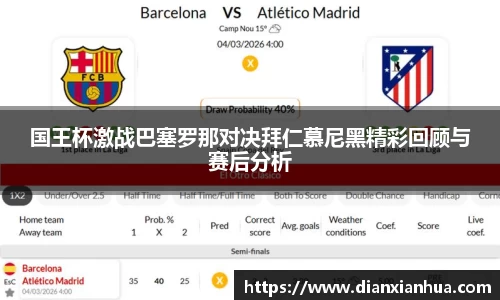 国王杯激战巴塞罗那对决拜仁慕尼黑精彩回顾与赛后分析